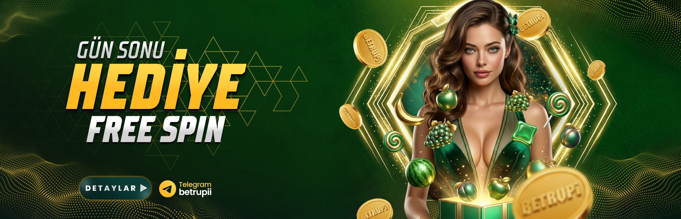Betrupi gün sonu free spin görseli
