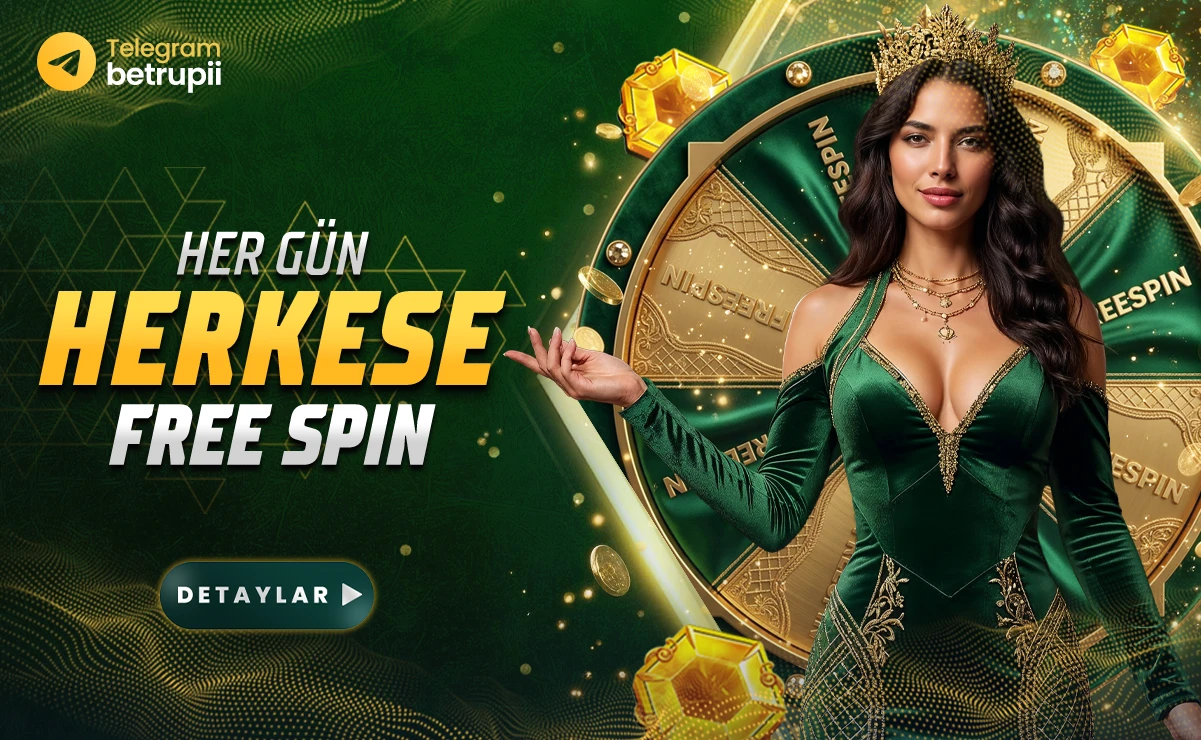 Betrupi her gün herkese free spin kampanyası